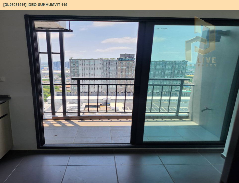 รูป DL26031516 ให้เช่าคอนโด ไอดีโอ สุขุมวิท 115 (IDEO Sukhumvit 115 ) ใกล้ BTS ปู่เจ้า พร้อมเข้าอยู่ โทรด่วน 0842740999 LineID @523dslwi - รูปที่ 6/7