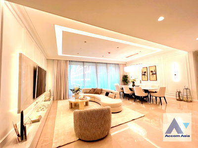 Condos for sale Wattana Wittaya Academy : 🔼🔽 AccomA 📩  3 BR Condominium @The Residences at Sindhorn Kempinski Hotel Bangkok (AA44954)