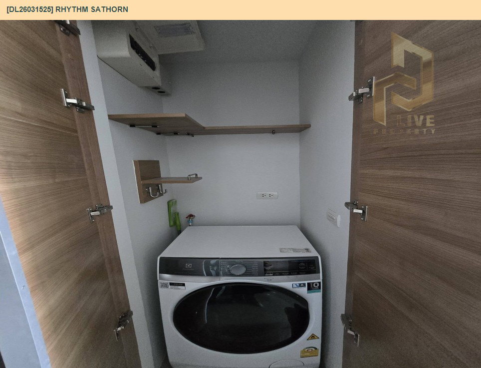 รูป DL26031525 ให้เช่าคอนโด ริธึ่ม สาทร (Rhythm Sathorn) ใกล้ BTS สะพานตากสิน พร้อมเข้าอยู่ โทรด่วน 0653619502 LineID @897iyzll - รูปที่ 5/8