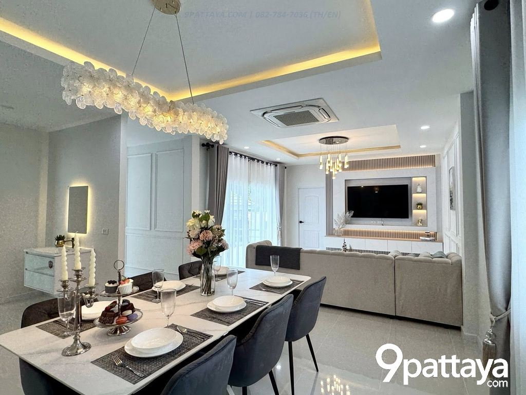 รูป พูลวิลล่าพัทยา – หมู่บ้านอินเพลส ซอยสยามคันทรีคลับ ✨ - รูปที่ 6/16