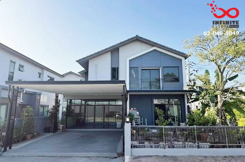 ขายบ้านเดี่ยว : ขายบ้านเดี่ยว 2 ชั้น บ้านอณาสิริ กรุงเทพ-ปทุมธานี ซอยวัดไพร่ฟ้า บางคูวัด