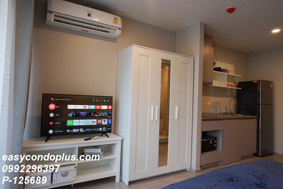 รูป P-125689 ห้องสตูดิโอวิวเมือง แอสปาย อโศก-รัชดา MRT พระราม 9! 13,000 บาท | Line Id: @easycondoplus | 099-229-6397 - รูปที่ 5/8