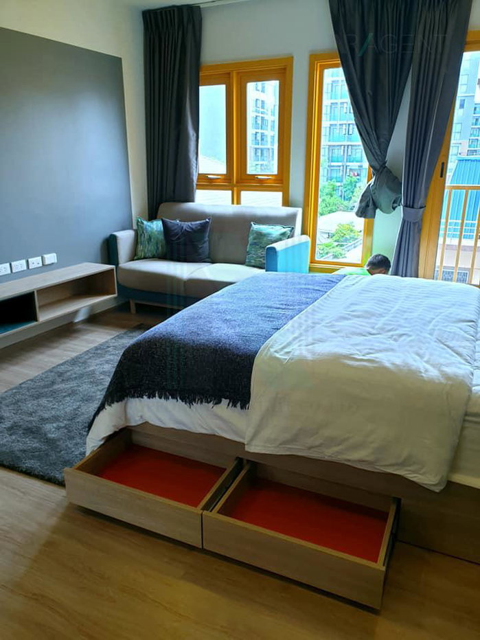 picture 🔺 For Rent Condo THE BASE SUKHUMVIT 50 Building B, Floor 4,Studio, Room size 25.00 sqm - 1/8