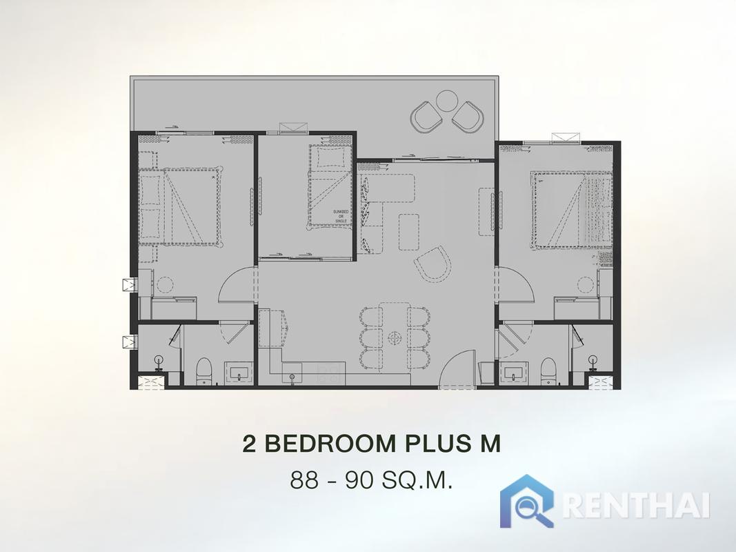 For sale condo 3 bedrooms at The Title Biancana - image 3