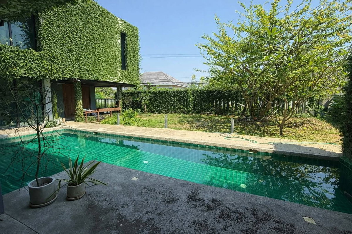 รูป ขาย Pool Villa หลังใหญ่ 3 ห้องนอน 3 ห้องน้ำ โซนสันป่าตอง-เชียงใหม่ (H406) T.0946511456 - รูปที่ 2/10