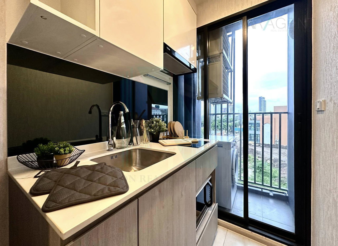 รูป 🚩 ให้เช่าคอนโด ออริจิ้น ปลั๊ก แอนด์ เพลย์ สิรินธร สเตชั่น อาคาร 1 ชั้น 4 1 ห้องนอน ขนาด 26 ตรม ใกล้ MRT สิรินธร - รูปที่ 8/8