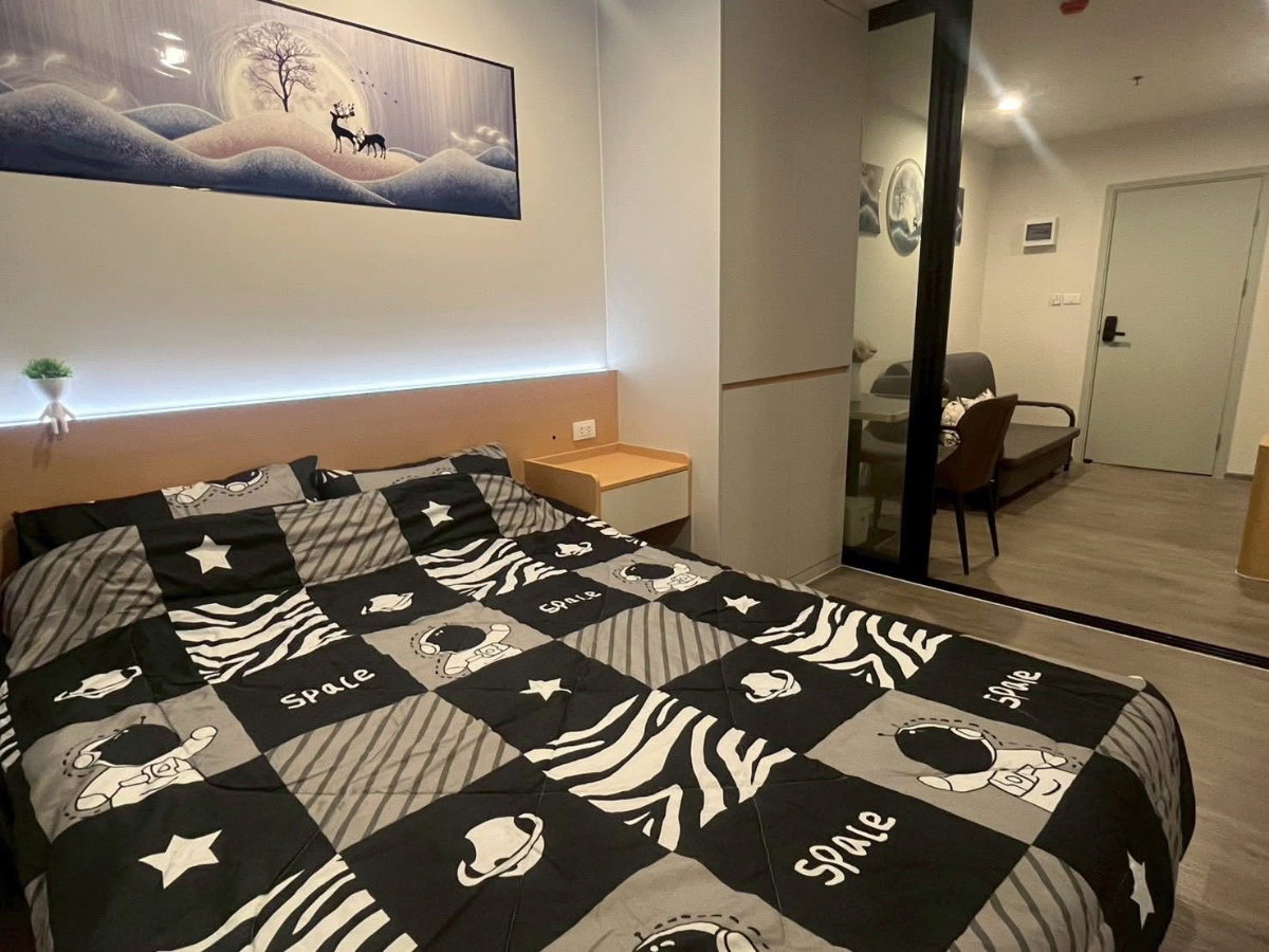 รูป ให้เช่า 𝐑𝐞𝐠𝐞𝐧𝐭 𝐇𝐨𝐦𝐞 𝐖𝐮𝐭𝐭𝐡𝐚𝐤𝐚𝐭 📢พร้อมเข้าอยู่ 🚆ใกล้ BTS วุฒากาศ ~150 เมตร 🔥ขนาด26 ตร.ม. ชั้น 35✨เฟอร์นิเจอร์ Built-in - รูปที่ 9/9