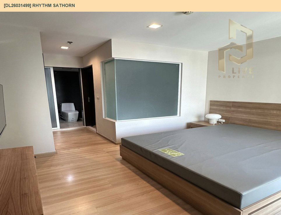 รูป DL26031499 ให้เช่าคอนโด ริธึ่ม สาทร (Rhythm Sathorn) ใกล้ BTS สะพานตากสิน พร้อมเข้าอยู่ โทรด่วน 0653619502 LineID @897iyzll - รูปที่ 6/12