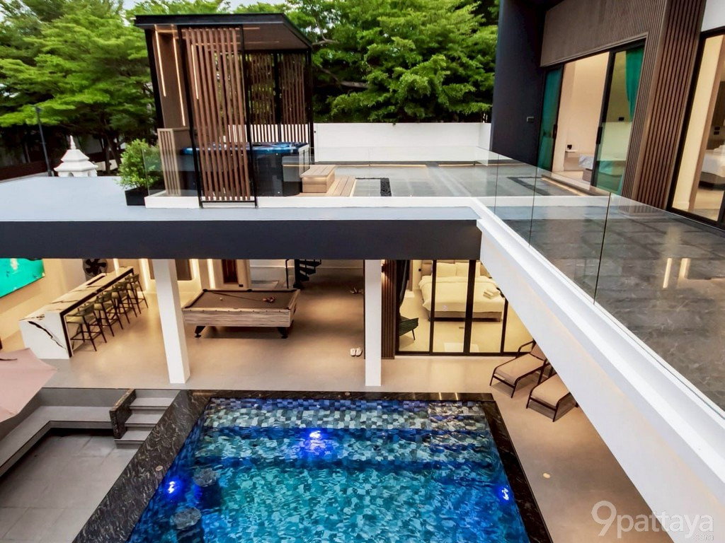 รูป ขาย บ้านหรูสร้างใหม่ | Nagawari Village – พัทยา ✨ ที่ดิน 148 ตร.ว. • พื้นที่ใช้สอย 630 ตร.ม. • 7 ห้องนอน / 8 ห้องน้ำ • เฟอร์นิเจอร์ครบ - รูปที่ 4/15