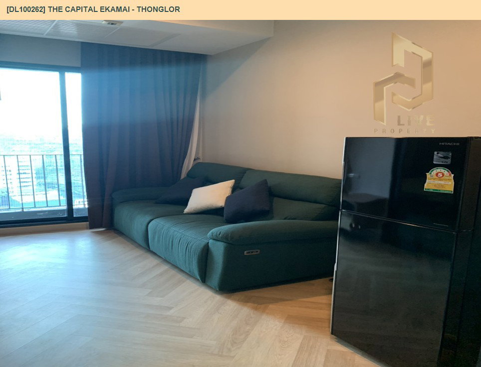 รูป DL100262 ให้เช่าคอนโด เดอะ แคปิตอล เอกมัย - ทองหล่อ (The Capital Ekamai - Thonglor) ใกล้ BTS ทองหล่อ พร้อมเข้าอยู่ โทรด่วน 0842740999 LineID @523dslwi - รูปที่ 6/11