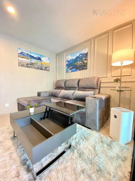 📣Nice room!📣 For Rent Condo ASPIRE ASOKE - RATCHADA Building C, Floor 8,1 bed room, Room size 35.00 sqm