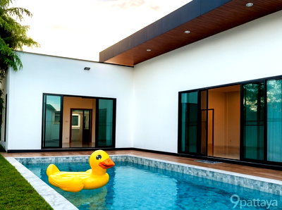 บ้านเดี่ยว หนองปรือ ชลบุรี : ขายบ้านเดี่ยวพัทยา สร้างใหม่พร้อมสระว่ายน้ำ | ใกล้โรงเรียนนานาชาติรีเจ้นท์ มาบประชัน