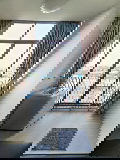 รูป 🔥เจ้าของปล่อยเช่าถูก🔥 ห้องสวย มีเครื่องซักผ้า วิวสระว่ายน้ำ Ideo Blucove Sukhumvit - รูปที่ 10/16