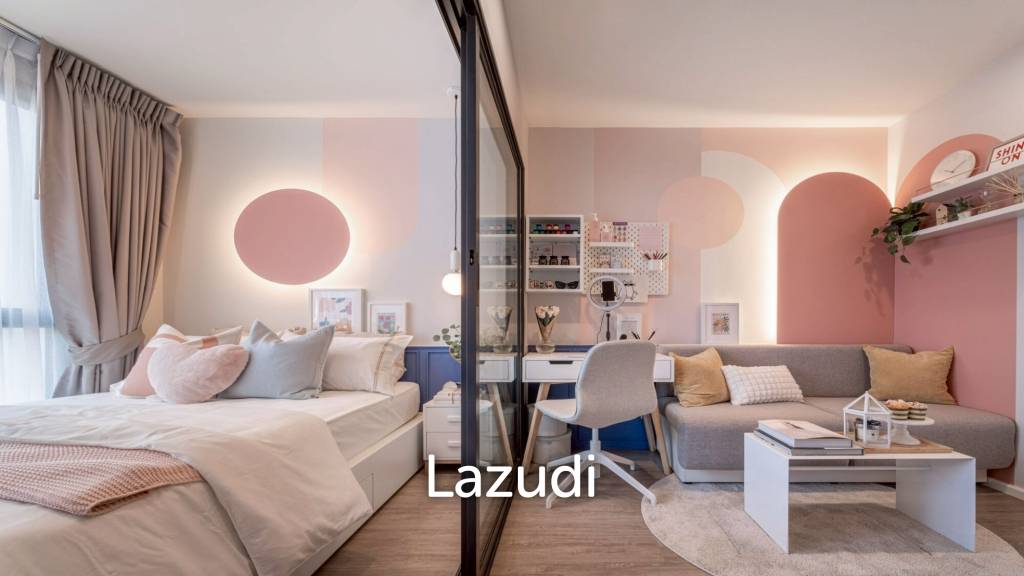 รูป 24.4 ตร.ม.  1 ห้องนอน  1 ห้องน้ำ คอนโดสำหรับ ขายใน บางนา - รูปที่ 2/4