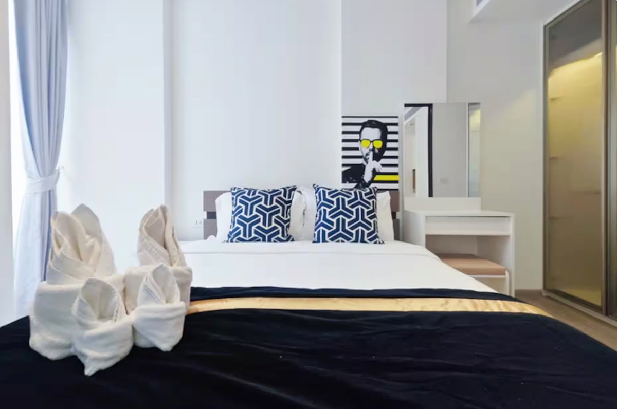 รูป 🔥🔥ราคาพิเศษ 22000฿ เท่านั้น!! ฟินน์ อโศก🌲ห้องสวย วิวดีมาก พร้อมเข้าอยู่เลยค่ะ!! - รูปที่ 3/11