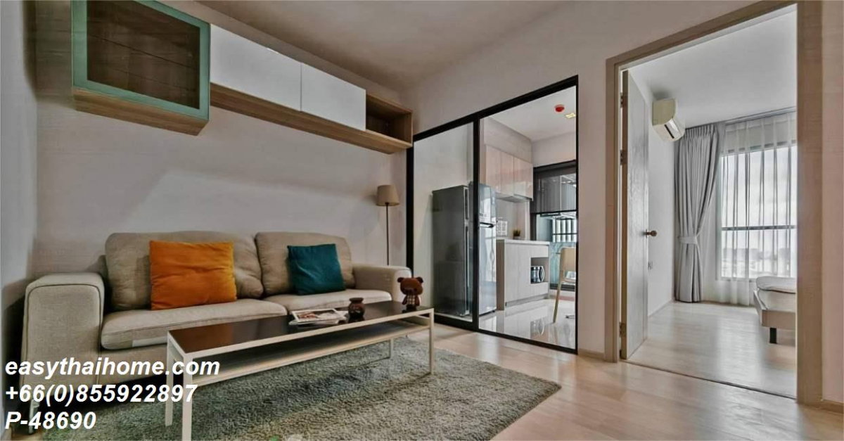 รูป P-48690 วิวเมืองสวย! Life Sukhumvit 48 ใกล้ BTS 17,000 บาท | Line Id: @easythaihome | 085-592-2897 - รูปที่ 14/18