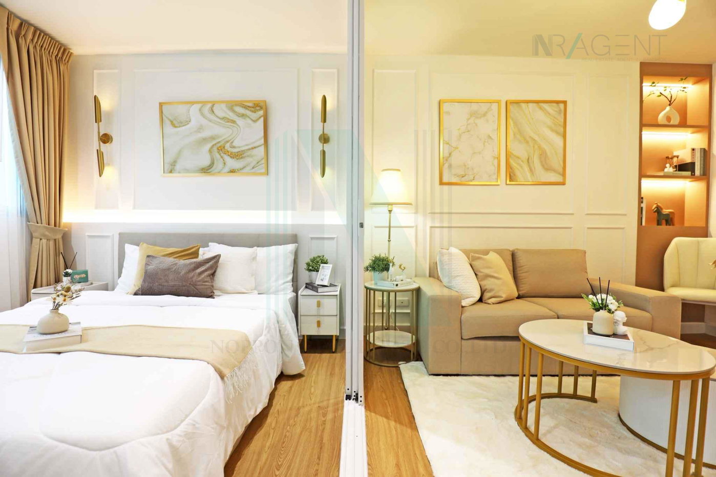 รูป 🔺 ขายคอนโด ดีคอนโด รามอินทรา อาคาร A ชั้น 6 1 ห้องนอน ขนาด 30 ตรม ใกล้ เซ็นทรัล รามอินทรา - รูปที่ 7/8