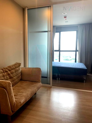 Condos for rent Pak Kret Nonthaburi : For Rent Condo THE BASE CHAENGWATTANA Building A, Floor 21,1 bed room, Room size 25.00 sqm