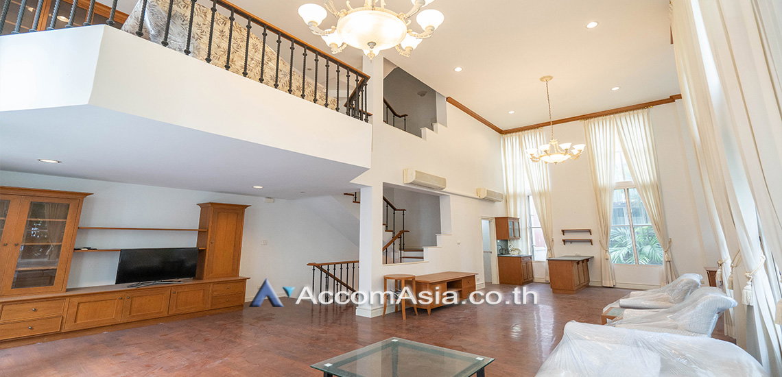 picture 🔼🔽 AccomA 📩 Pet friendly,Double High Ceiling 4 BR House @Baan Klang Krung Thonglor (AA30357) - 1/20