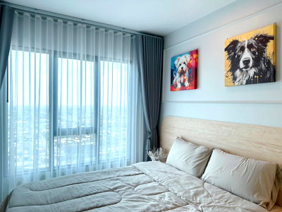 คอนโดให้เช่า :  🏢 ให้เช่าคอนโด Regent Home Wutthakat 💰 ค่าเช่าห้อง 13,000📌 1 ห้องนอน 1 ห้องน้ำ  📌 ขนาด 26 ตร.ม ชั้น 34 (วิวพาโนรามา) อาคาร A 📌 เครื่องใช้ไฟฟ้าครบ