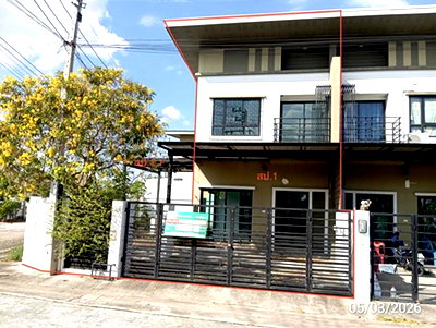 ทาวน์โฮม สถานีรถไฟลำชี : ทาวน์เฮ้าส์ 41.7 ตร.วา เมืองสุรินทร์ สุรินทร์ 2.5M
