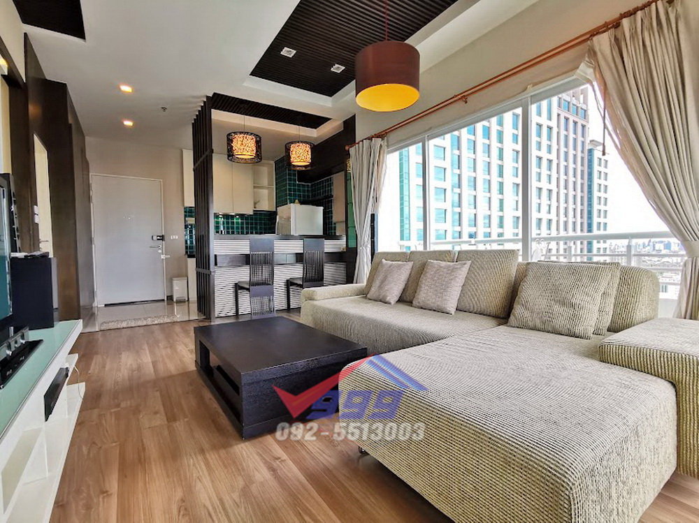 รูป ให้เช่า - The Four Wings Residence 71 ตร.ม. 1 ห้องนอน ห้องมุม วิวสูง - รูปที่ 3/28