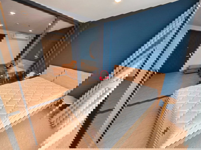 รูป 🔔New🔔 ให้เช่า 1 นอนแต่งสวย ตกแต่งใหม่ ชั้น 27 ทิศใต้ ห้องไม่ร้อน ที่ The Base Garden พระราม 9 - รูปที่ 3/16