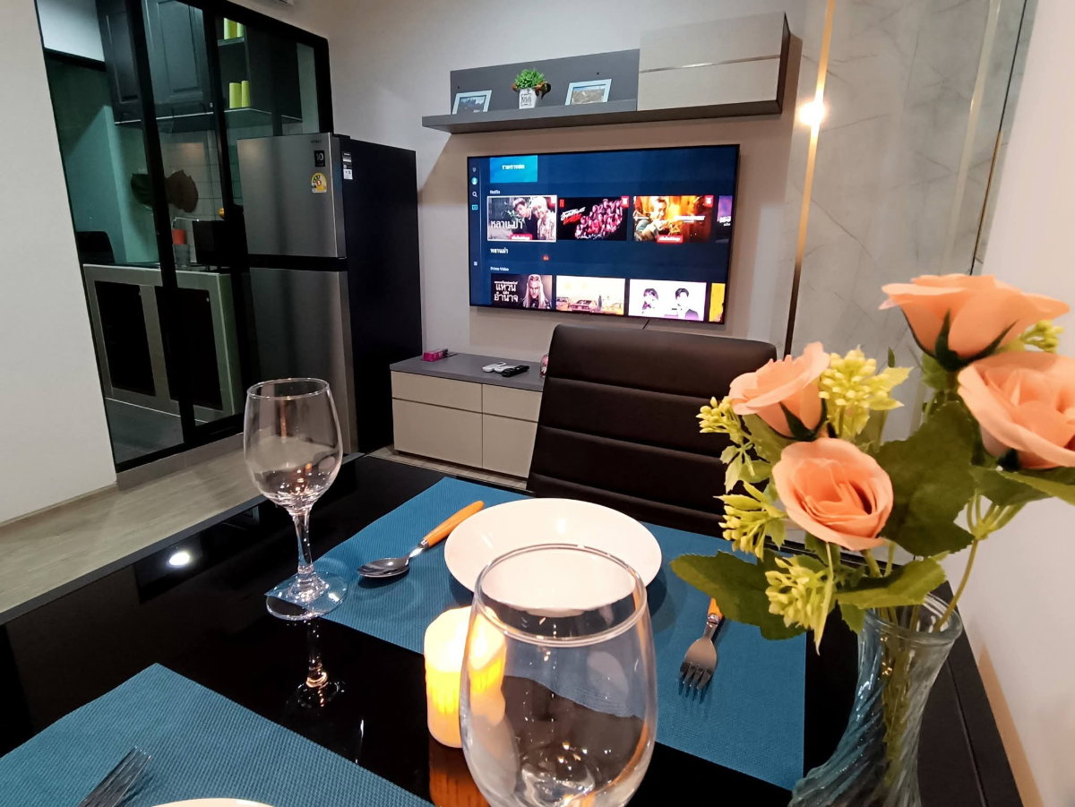 รูป ให้เช่าคอนโด Rye Condo สุขุมวิท 101/1 ใกล้ BTS ปุณณวิถี เฟอร์ฯครบ เครื่องใช้ไฟฟ้าครบ (มีเครื่องซักผ้า) พร้อมหิ้วกระเป๋าเข้าอยู่ได้เลย - รูปที่ 5/12