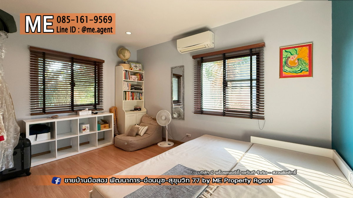 รูป ให้เช่า บ้านเดี่ยว เดอะ แพลนท์ เอสทีจ พัฒนาการ 38 ตกแต่งสวย พร้อมเข้าอยู่ ใกล้ เอกมัย - ทองหล่อ - สุขุมวิท โทร 064-954-9619 (RBE26-55) - รูปที่ 18/26