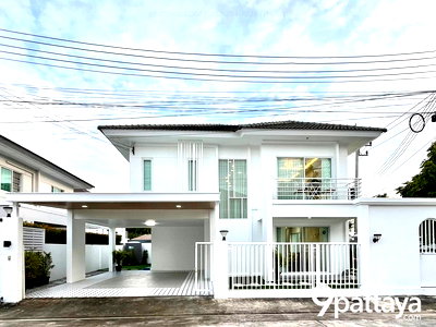 Houses for sale Bang Lamung Chonburi : For Sale | 2-Storey Corner House – Pruksa Nara Chaiyapruek, Pattaya ✨