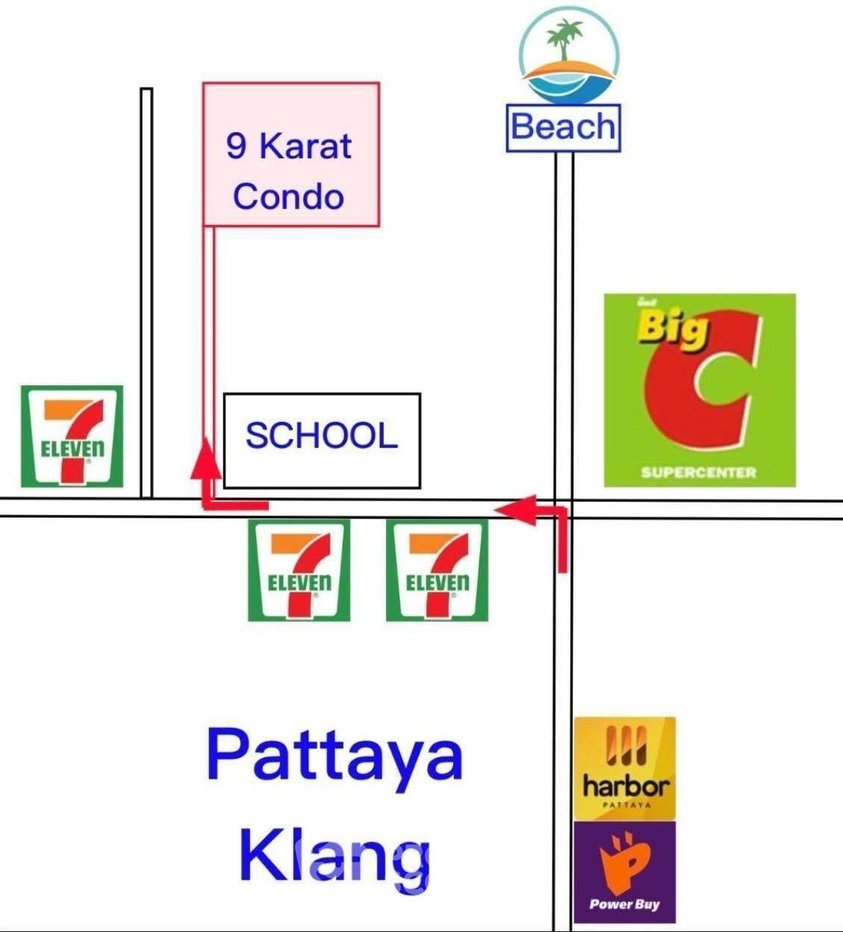 รูป คอนโด 3-ห้องนอน ที่ 9 กะรัต คอนโด ใกล้ พัทยากลาง (ID 2772922) - รูปที่ 6/6