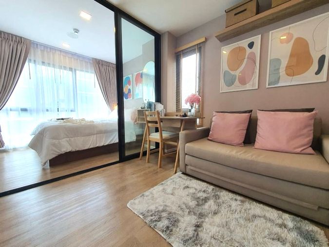 ด่วน📢ให้เช่า Kave town Shift ข้างม.กรุงเทพ ตึก C ชั้น 5 ขนาด 25 sqm  วิวนอก ครัวแยก ห้องสวย 