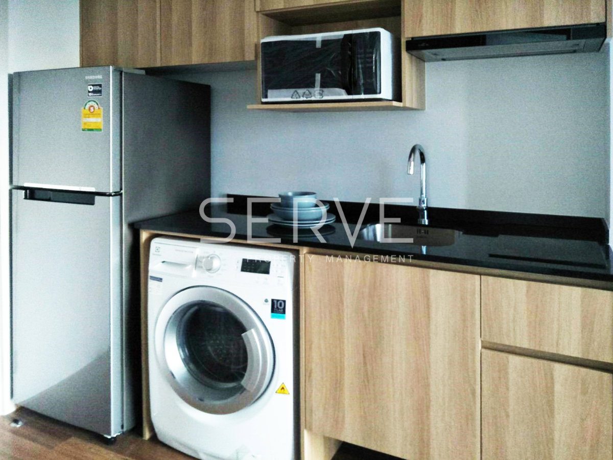 รูป  🔥15K-1นอน ห้องชั้นสูง ตำแหน่งดี วิวโล่ง เฟอร์จัดเต็ม พร้อมเข้าอยู่ คอนโดทำเลดีมาก ใกล้ MRT ศูนย์วัฒนธรรม @ Noble Revolve Ratchada 2 - รูปที่ 5/5