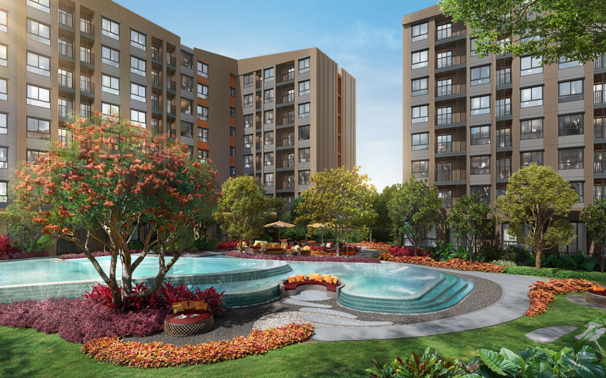 รูป นักลงทุนมาทางนี้ คอนโดใหม่ย่านกระทู้ ใกล้ห้าง ใกล้ใจกลางเมืองภูเก็ต - รูปที่ 3/5