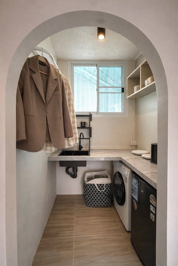 รูป ขายอพาร์ตเมนต์ผลตอบแทนสูง ใจกลางเชียงใหม่ ภูริเดช@วัวลาย เฟอร์นิเจอร์พร้อมอยู่ครบทุกห้อง (H409) T.0946511456 - รูปที่ 13/21