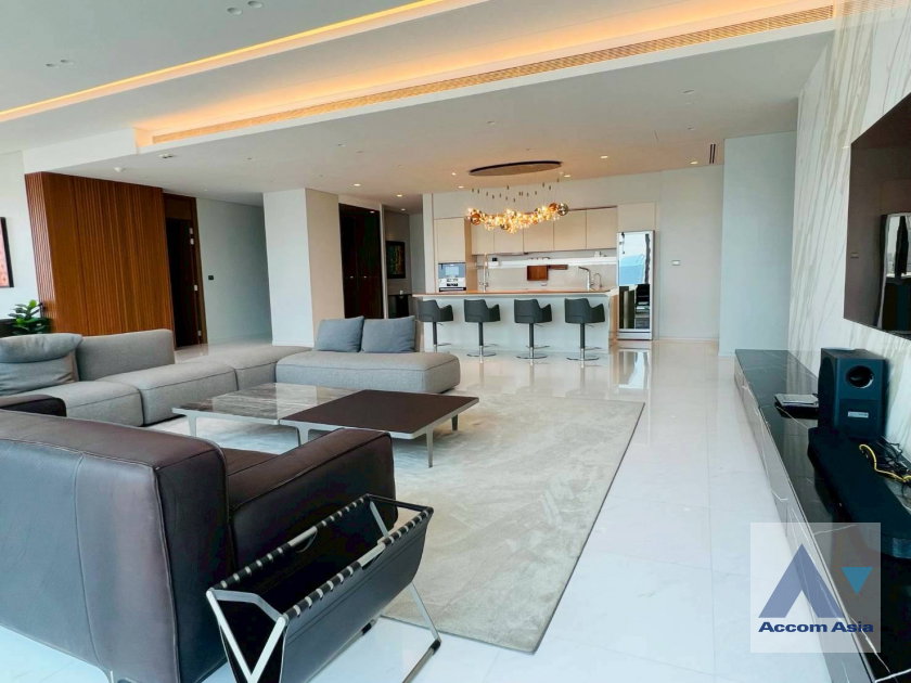 รูป 🔼🔽 AccomA 📩 Penthouse 4 BR Condominium @The Residences at Sindhorn Kempinski Hotel Bangkok (AA44601) - รูปที่ 3/15