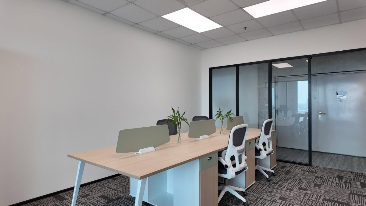 รูป OK Space Punn ออฟฟิศแต่งครบย่านพระราม 4 ใกล้ MRT คลองเตย วิวโค้งน้ำบางกระเจ้า ชั้น 28 เนื้อที่ 42 ตร.ม. ค่าเช่า 50,400 บาท*/ตรม./เดือน - รูปที่ 9/14