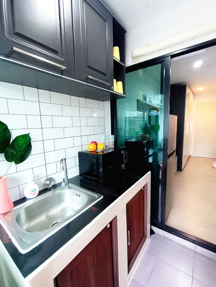 รูป ให้เช่าคอนโด Rye Condo สุขุมวิท 101/1 ใกล้ BTS ปุณณวิถี เฟอร์ฯครบ เครื่องใช้ไฟฟ้าครบ (มีเครื่องซักผ้า) พร้อมหิ้วกระเป๋าเข้าอยู่ได้เลย - รูปที่ 9/12