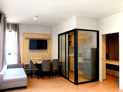 Condos for rent Thammasat University, Rangsit Campus : Condo for Rent Common TU, 2 beds 1 bath 51 Sqm Fully Furnished Near Chiangrak Rd Thammasat Rangsit Khlong Luang Phaholyothin Expressway: KT26R-007