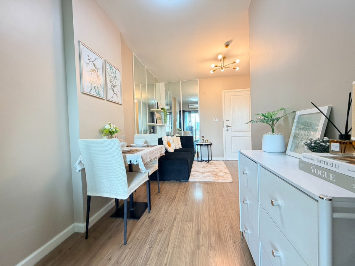 รูป ขายไอคอนโด สุขุมวิท 103, 1 ห้องนอน 33 ตร.ม. เพียง 1.69 ล้าน ห้องสวยพร้อมอยู่ - รูปที่ 8/11