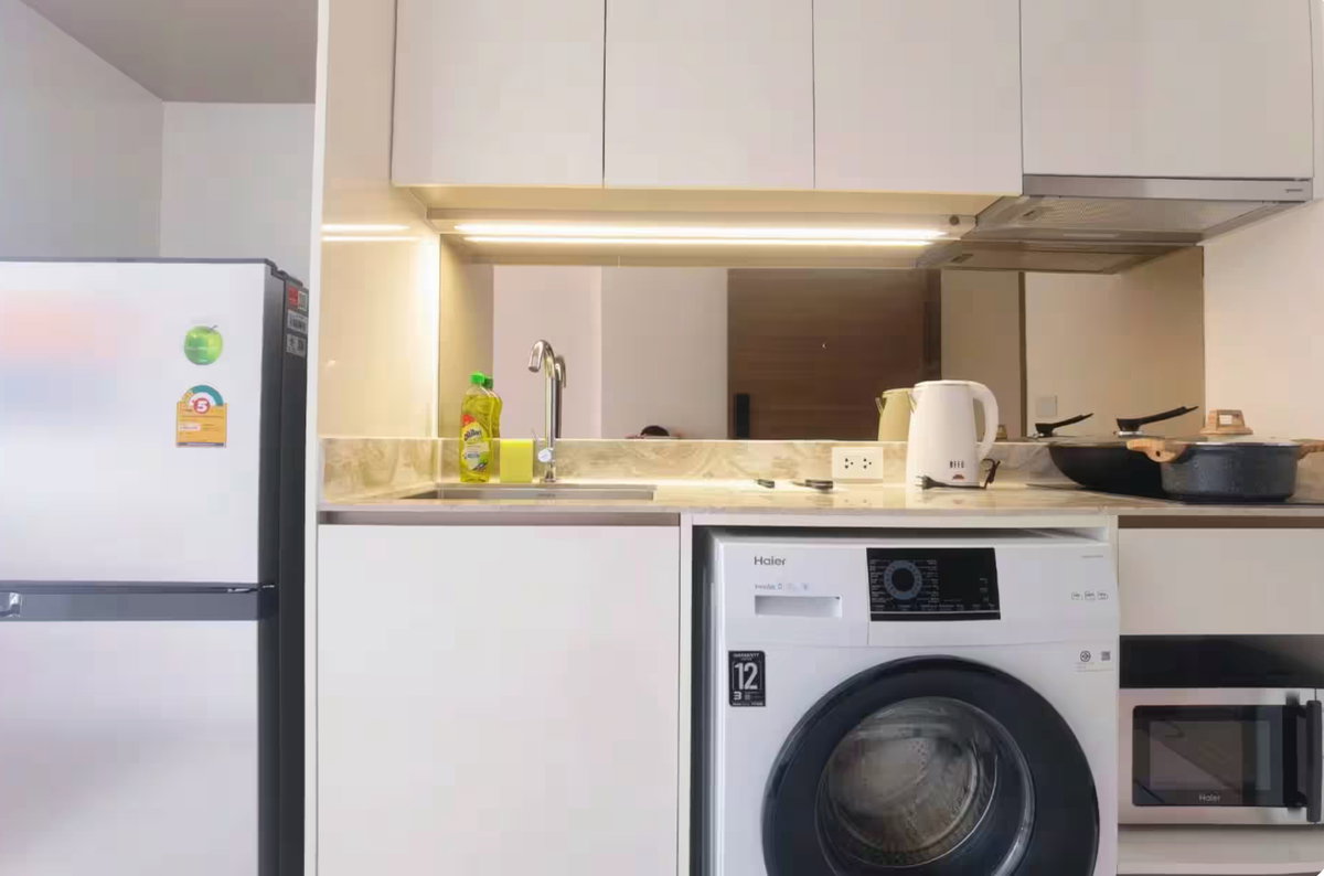 รูป 🔥🔥ราคาพิเศษ 22000฿ เท่านั้น!! ฟินน์ อโศก🌲ห้องสวย วิวดีมาก พร้อมเข้าอยู่เลยค่ะ!! - รูปที่ 4/11