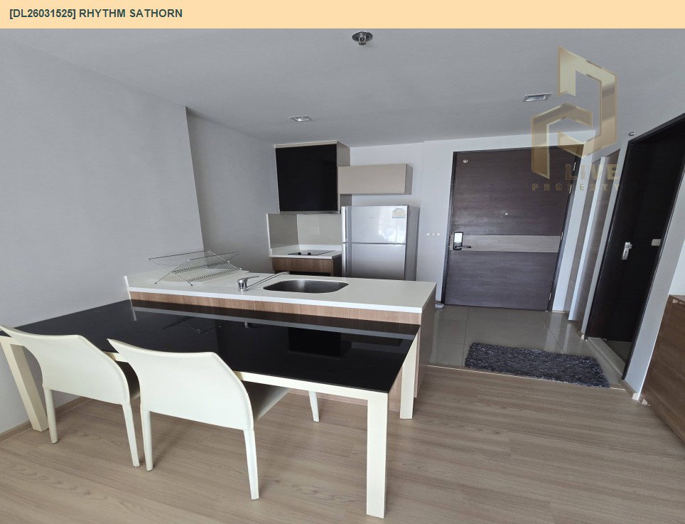รูป DL26031525 ให้เช่าคอนโด ริธึ่ม สาทร (Rhythm Sathorn) ใกล้ BTS สะพานตากสิน พร้อมเข้าอยู่ โทรด่วน 0653619502 LineID @897iyzll - รูปที่ 4/8