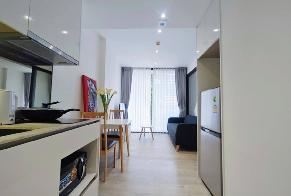 รูป 🔥🔥ราคาพิเศษ 22000฿ เท่านั้น!! ฟินน์ อโศก🌲ห้องสวย วิวดีมาก พร้อมเข้าอยู่เลยค่ะ!! - รูปที่ 5/11