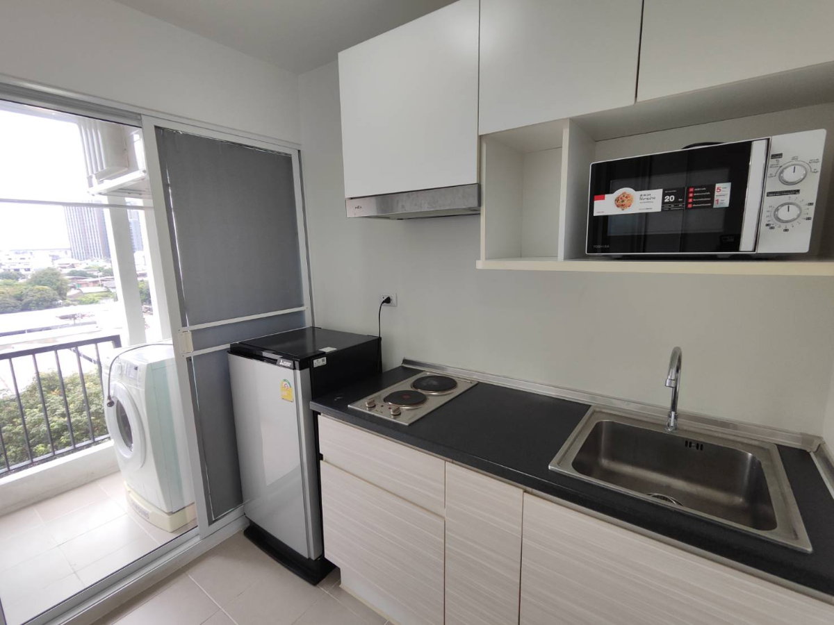 รูป ว่างพร้อมอยู่!! ทำความสะอาดแล้ว UNIO จรัญ3 (1 นอน) ตึก A ชั้น 6 วิวสวน โล่ง ไม่อึดอัด ใกล้ MRT ท่าพระ - รูปที่ 6/12