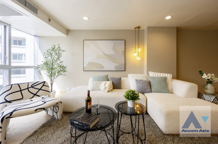 รูป 🔼🔽 AccomA 📩 Newly renovated,Fully Furnished 2 BR Condominium @The Waterford Diamond (AA45393) - รูปที่ 2/20