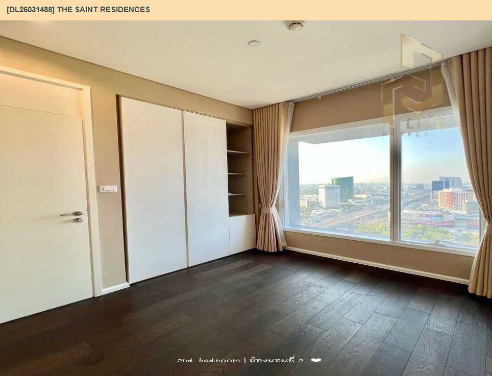 รูป DL26031488 ให้เช่าคอนโด เดอะ เซนต์ เรสซิเดนซ์ (The Saint Residences) ใกล้ MRT พหลโยธิน พร้อมเข้าอยู่ โทรด่วน 0656259498 LineID @257sxzzu - รูปที่ 5/7