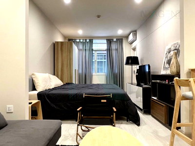 Condos for rent Big C Super Center Saphan Khwai : For Rent Condo BAAN KLANG KRUNG RESORT Building B, Floor 6,Studio, Room size 35.00 sqm