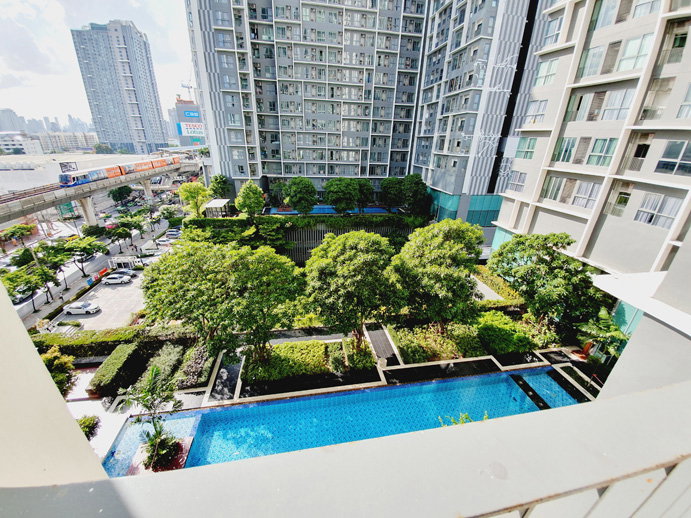 รูป 🔔New🔔 ให้เช่าห้องสวยสภาพใหม่มาก วิวสระว่ายน้ำ ที่ Ideo Mobi Sukhumvit 81 - รูปที่ 10/10