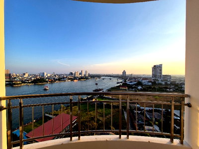 Condos for rent : 🏙️ Supalai River Resort | High Floor River View | 12,000 THB