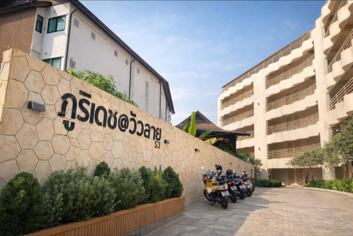 รูป ขายอพาร์ตเมนต์ผลตอบแทนสูง ใจกลางเชียงใหม่ ภูริเดช@วัวลาย เฟอร์นิเจอร์พร้อมอยู่ครบทุกห้อง (H409) T.0946511456 - รูปที่ 3/21